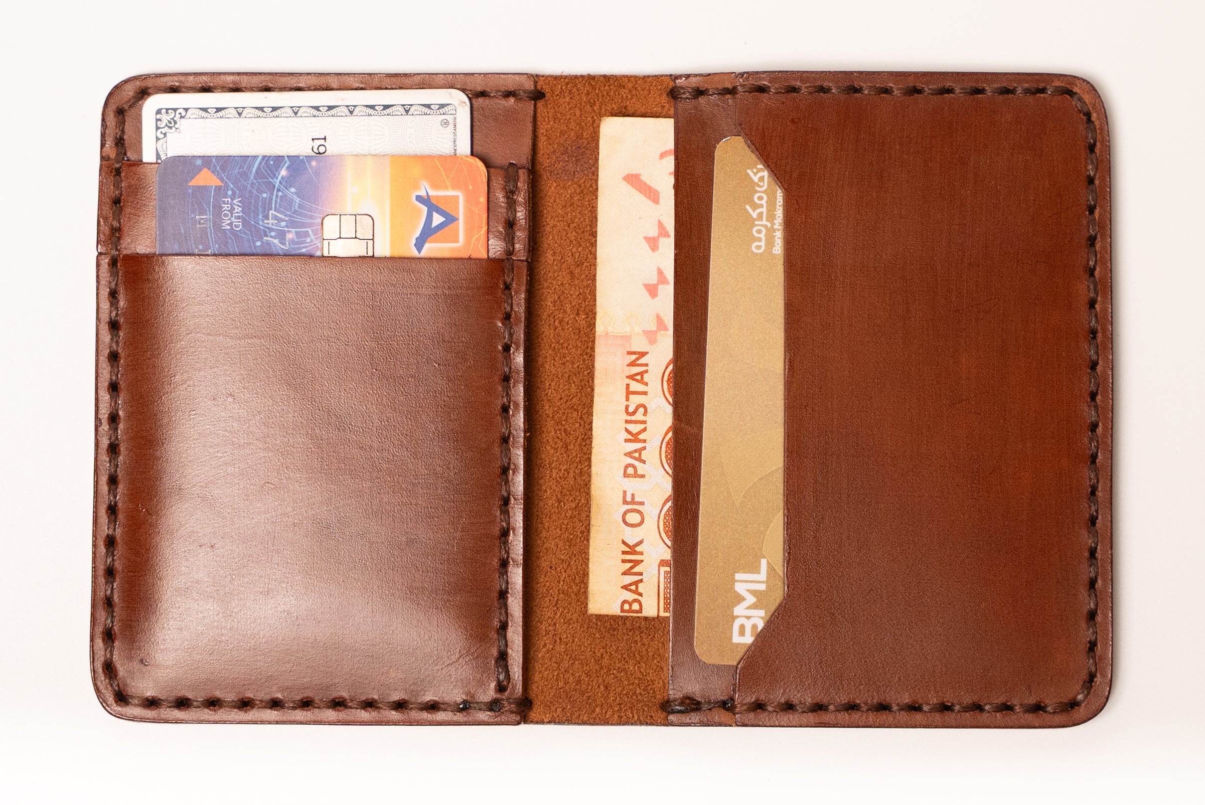 ROYAL Premium Leather Card Holder - Tan.