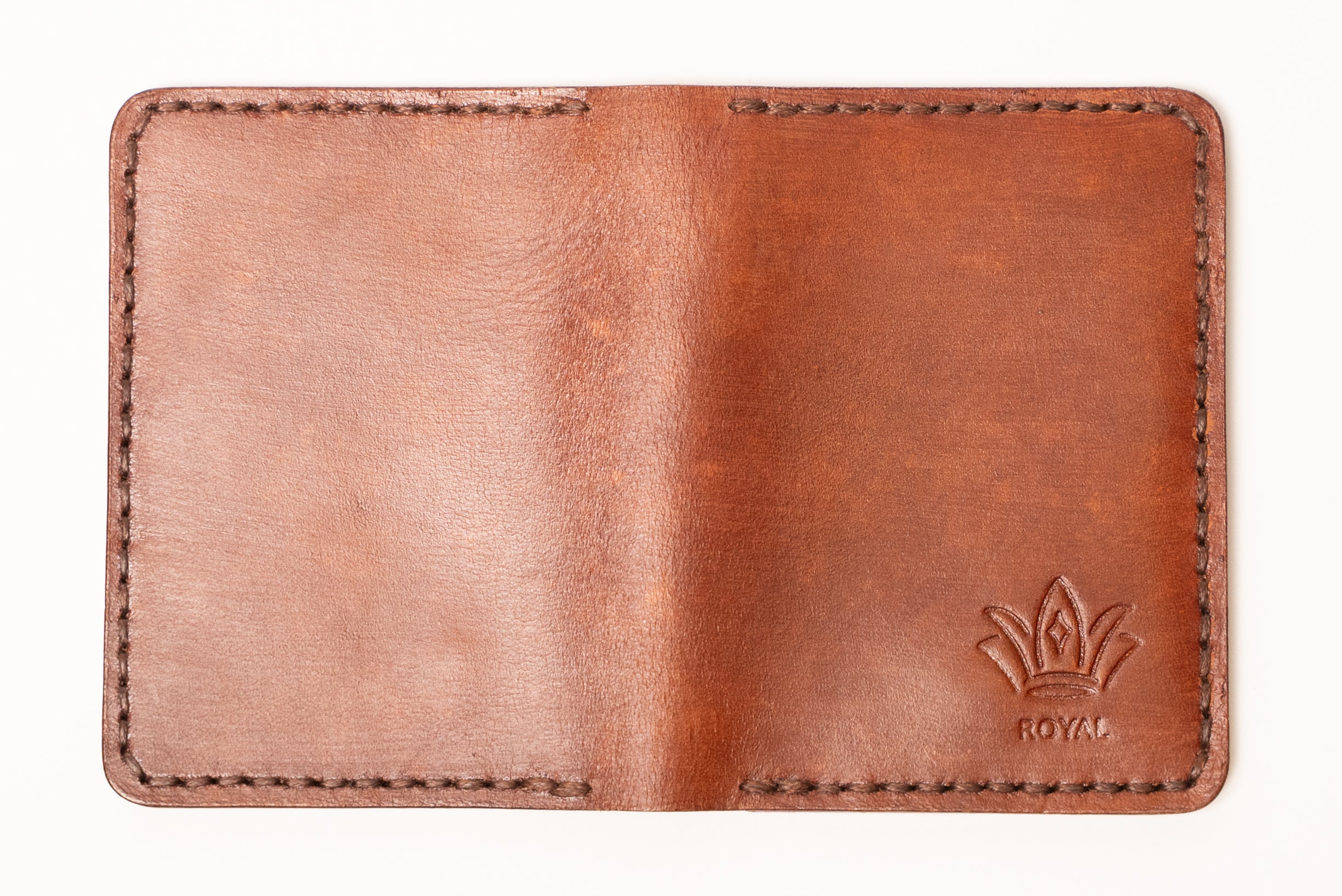ROYAL Premium Leather Card Holder - Tan.