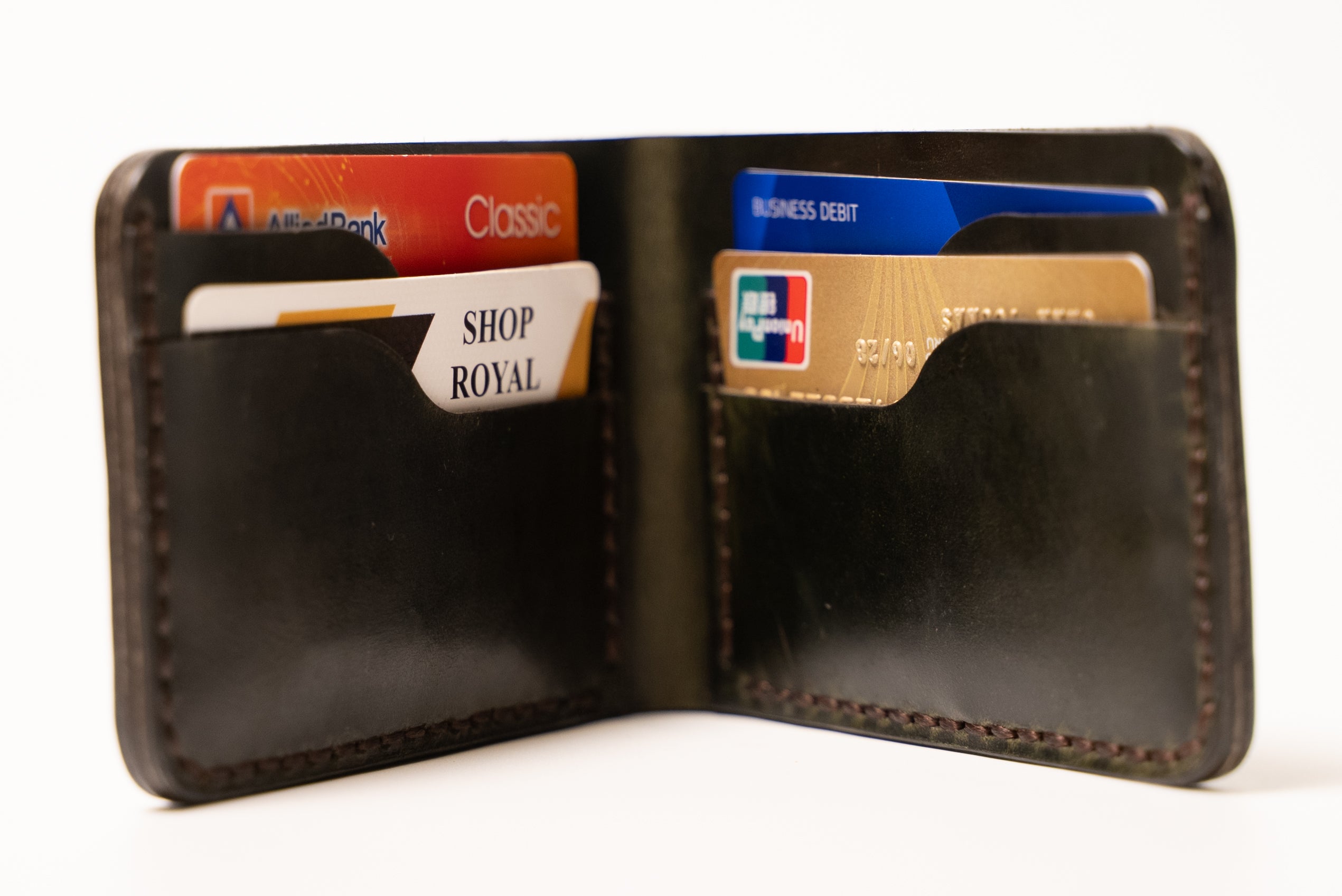 ROYAL Leather Wallet Front Pocket- Green.