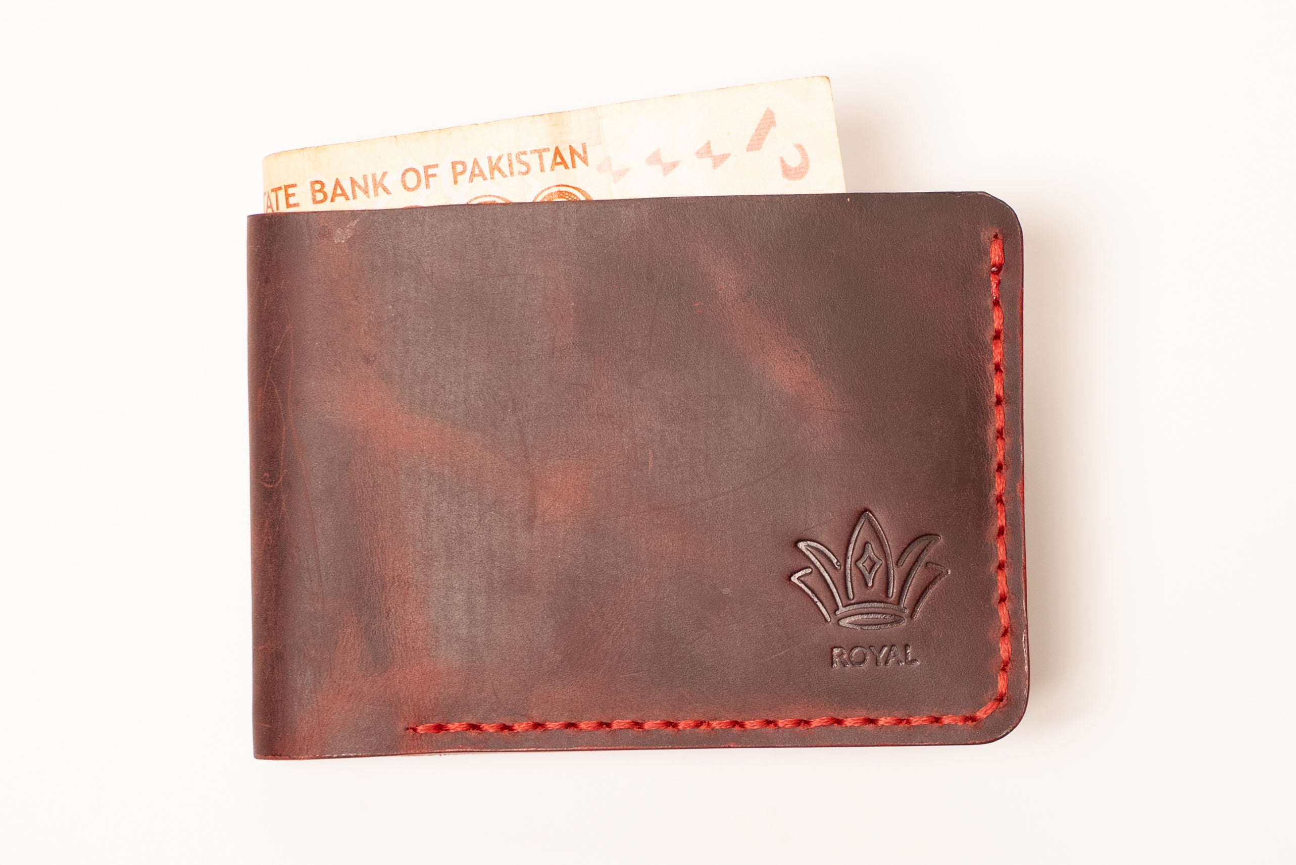 Royal Men's Genuine Leather Bi-Fold Wallet | 8 Card Capacity.