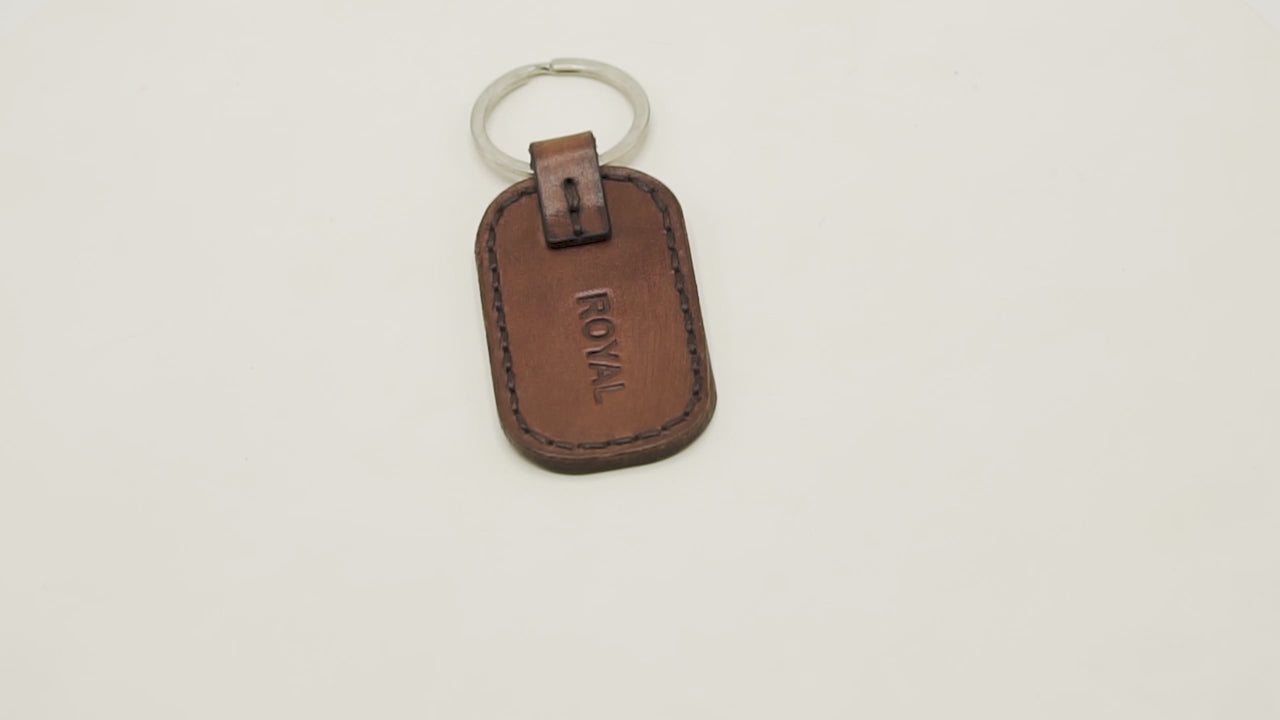 Leather tan Key Chain