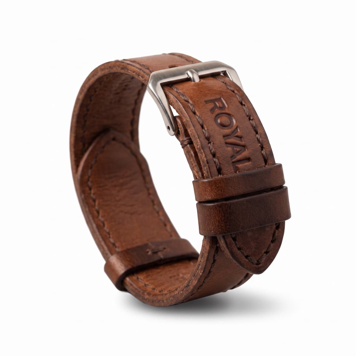 ROYAL Leather Watch Strap — Tan
