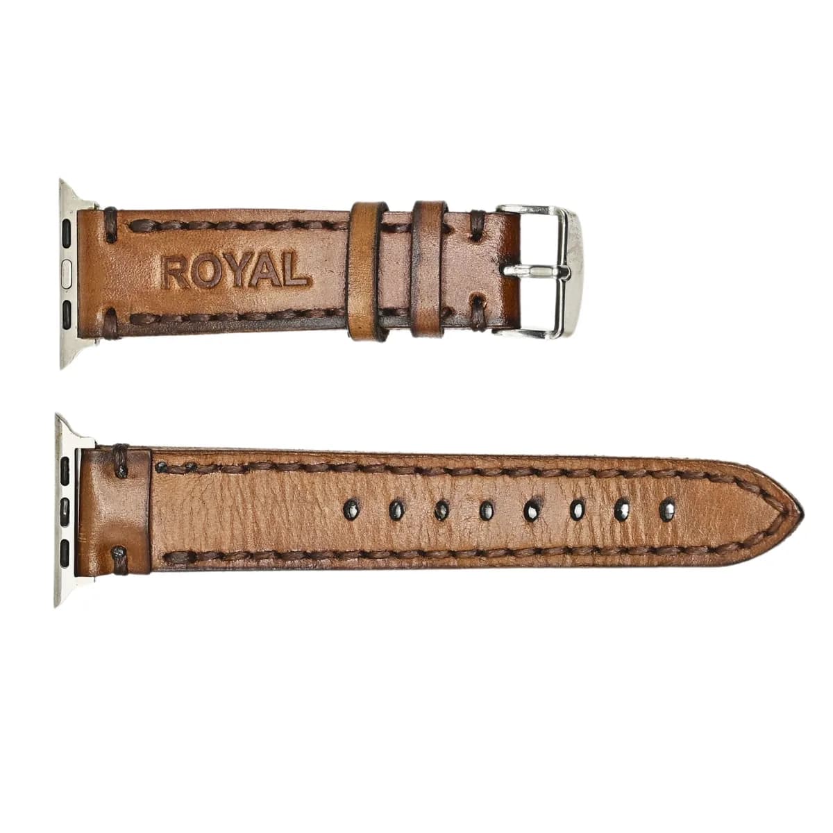 ROYAL Leather Apple Watch Band — Tan
