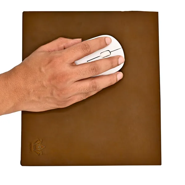 Leather Mouse Pad (Dark Brown)