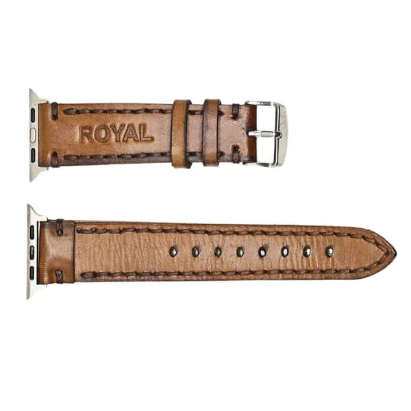 ROYAL Leather Apple Watch Band — Tan