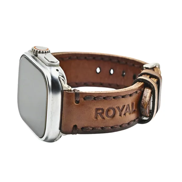 ROYAL Leather Apple Watch Band — Tan