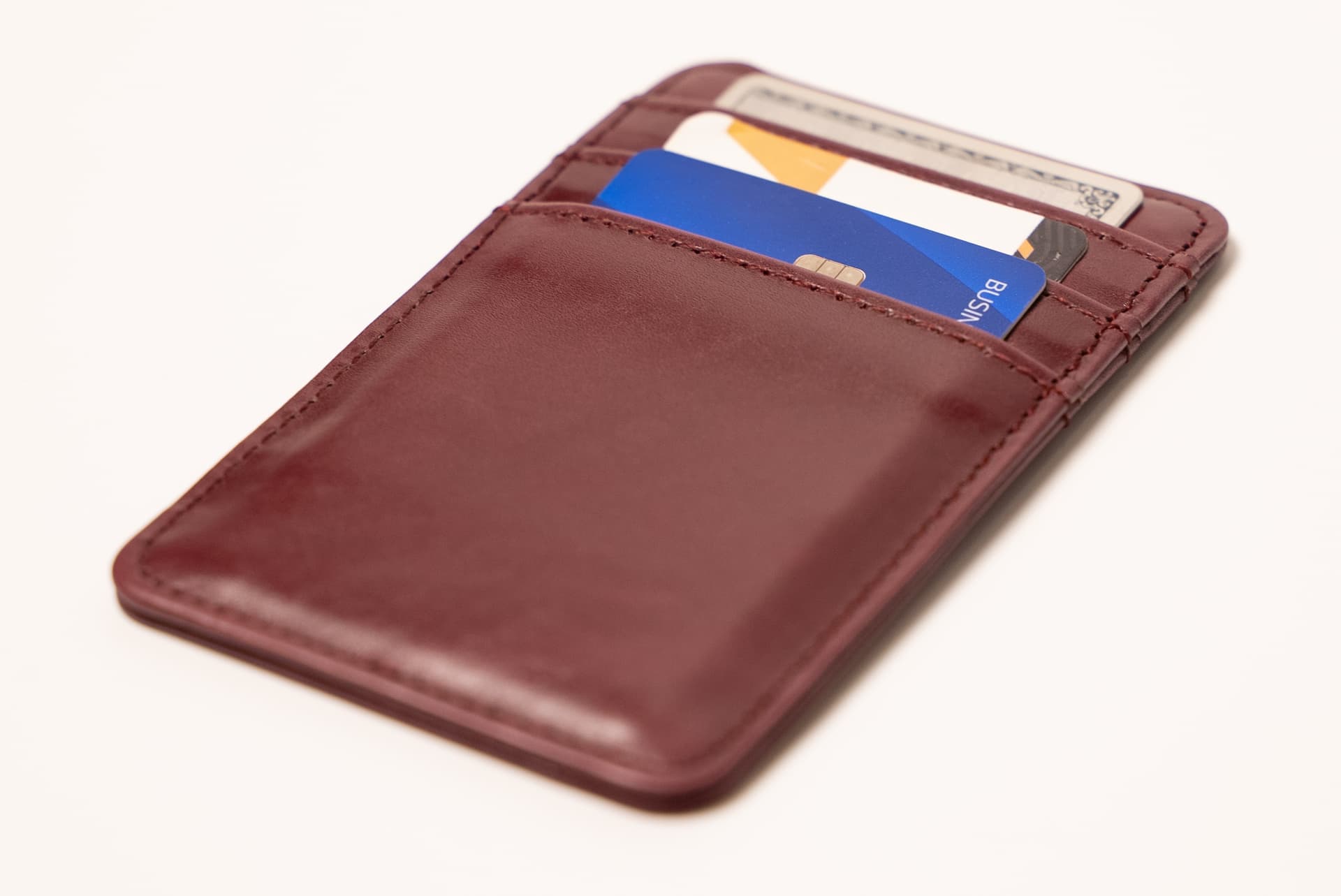 ROYAL Slim Card Holder — Burgundy