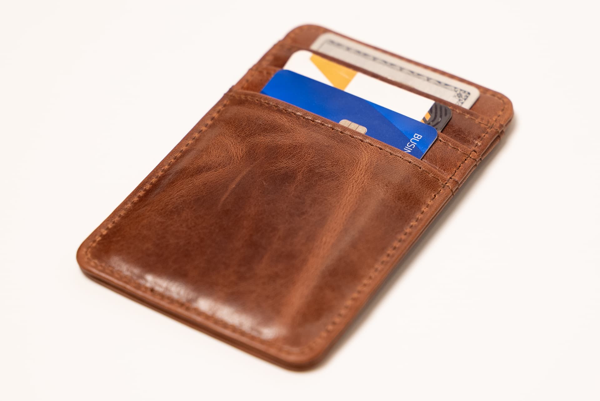 ROYAL Slim Card Holder — Brown