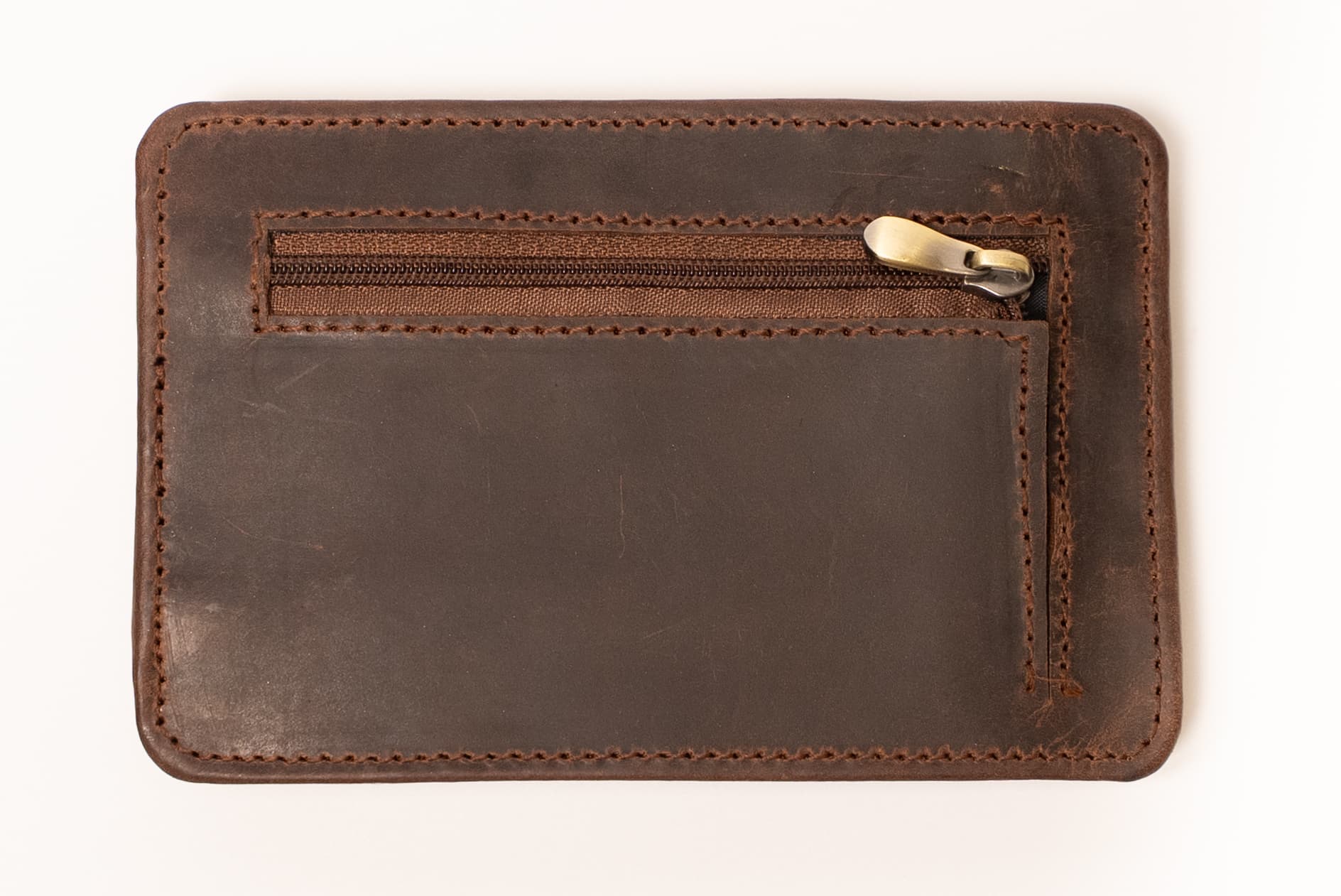 ROYAL Long Flap Card Holder — Chocolate