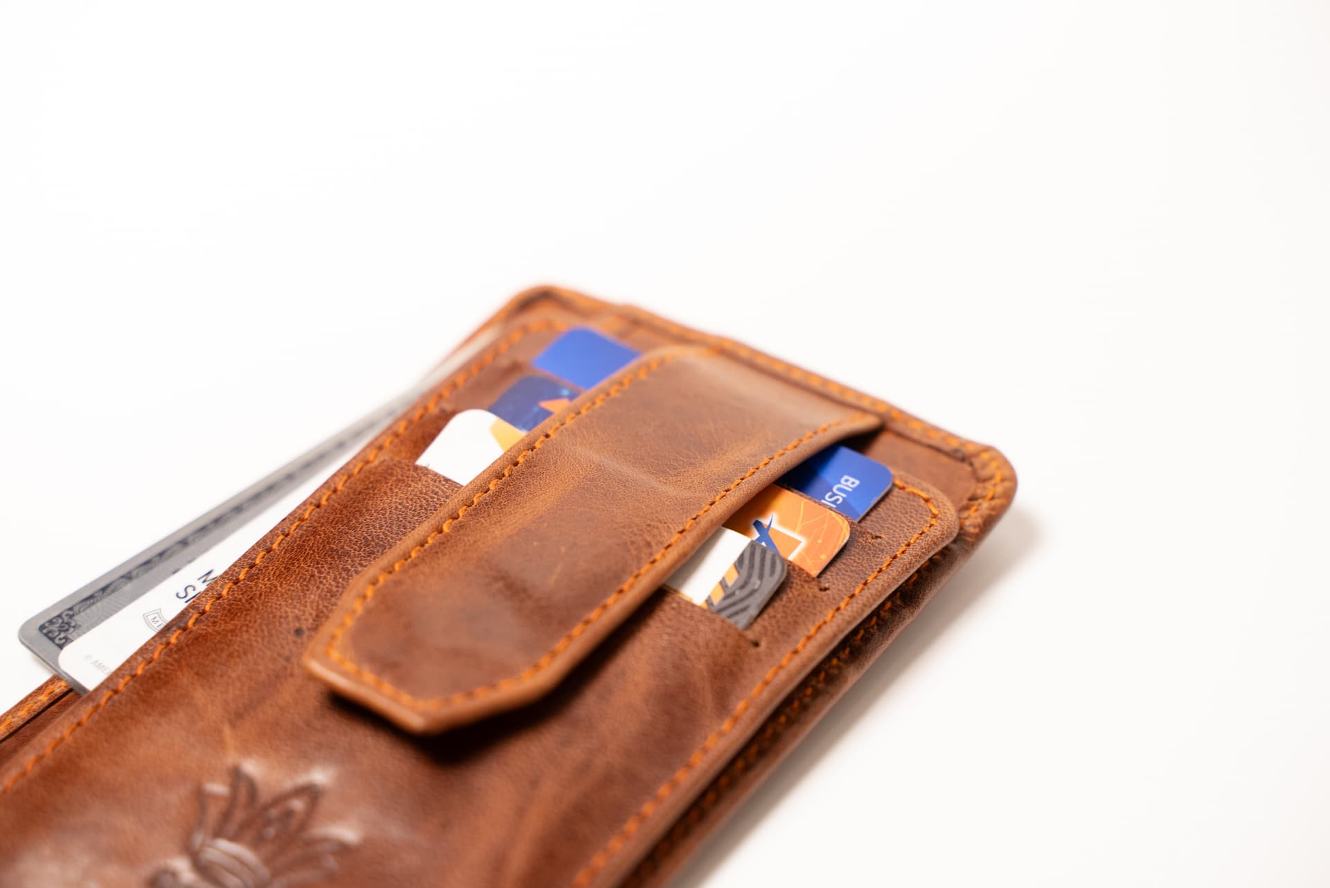 ROYAL Long Flap Card Holder — Tan