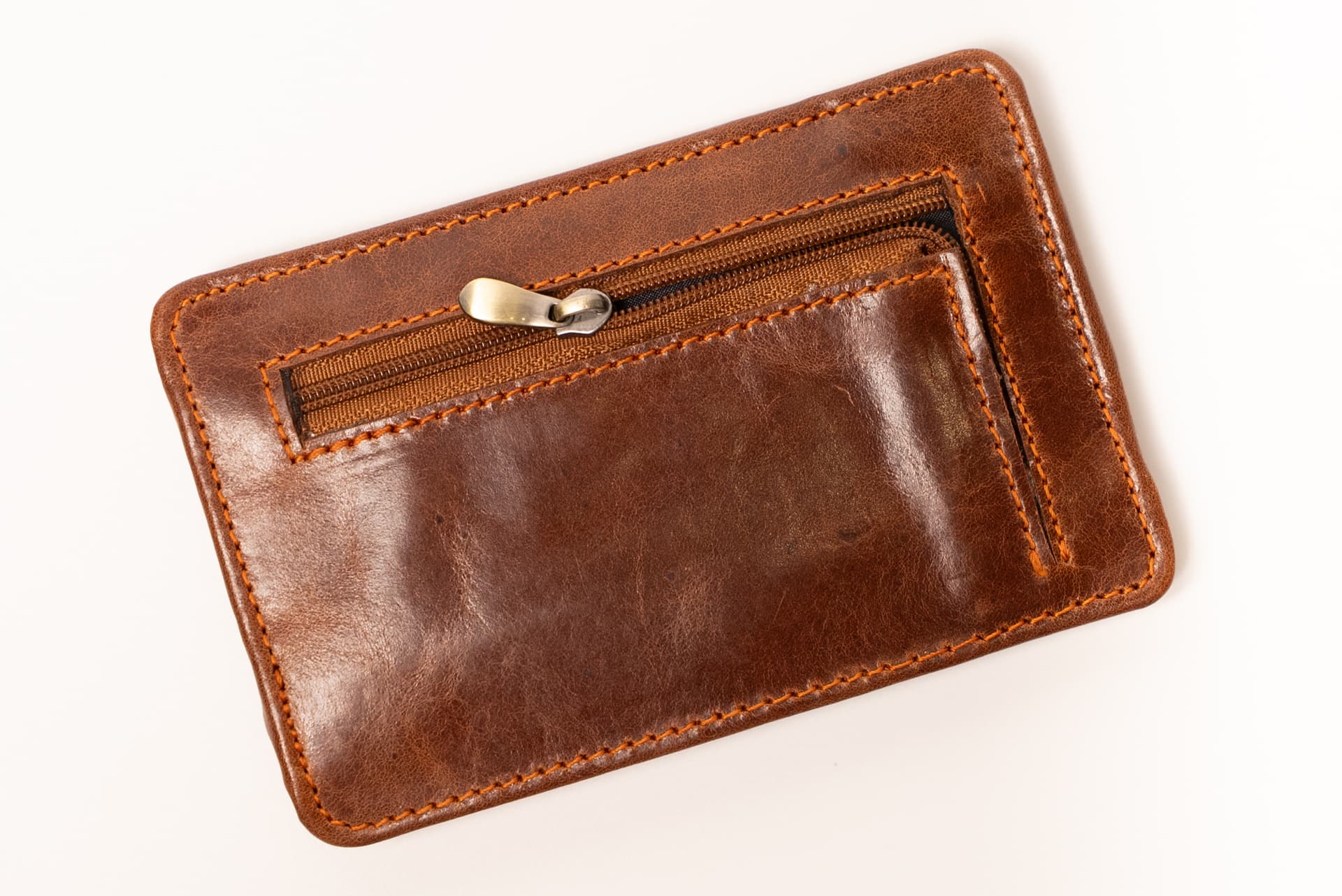 ROYAL Long Flap Card Holder — Tan