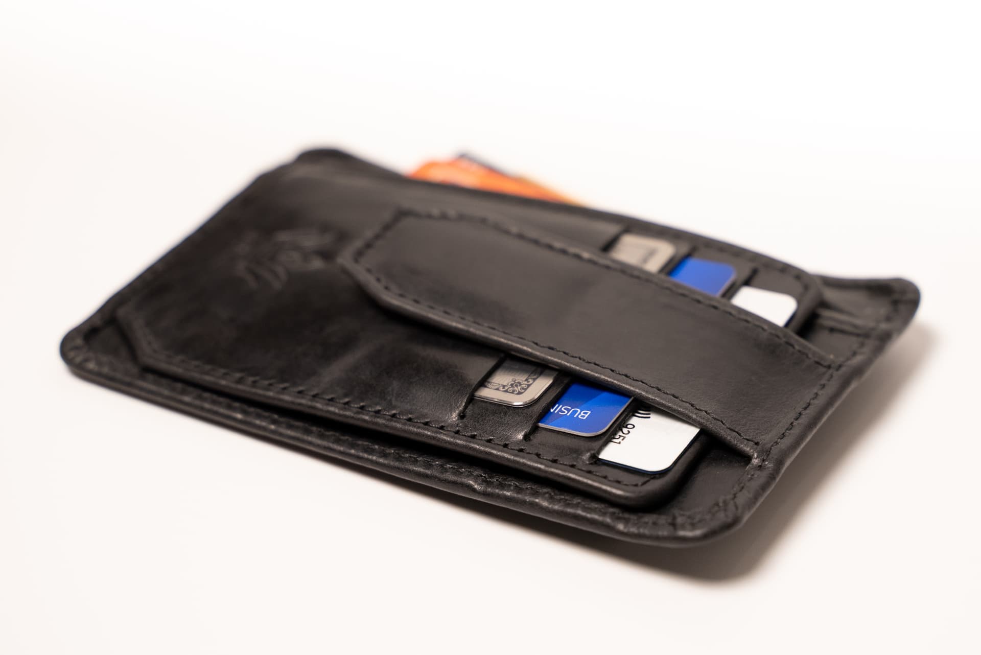 ROYAL Long Flap Card Holder — Black