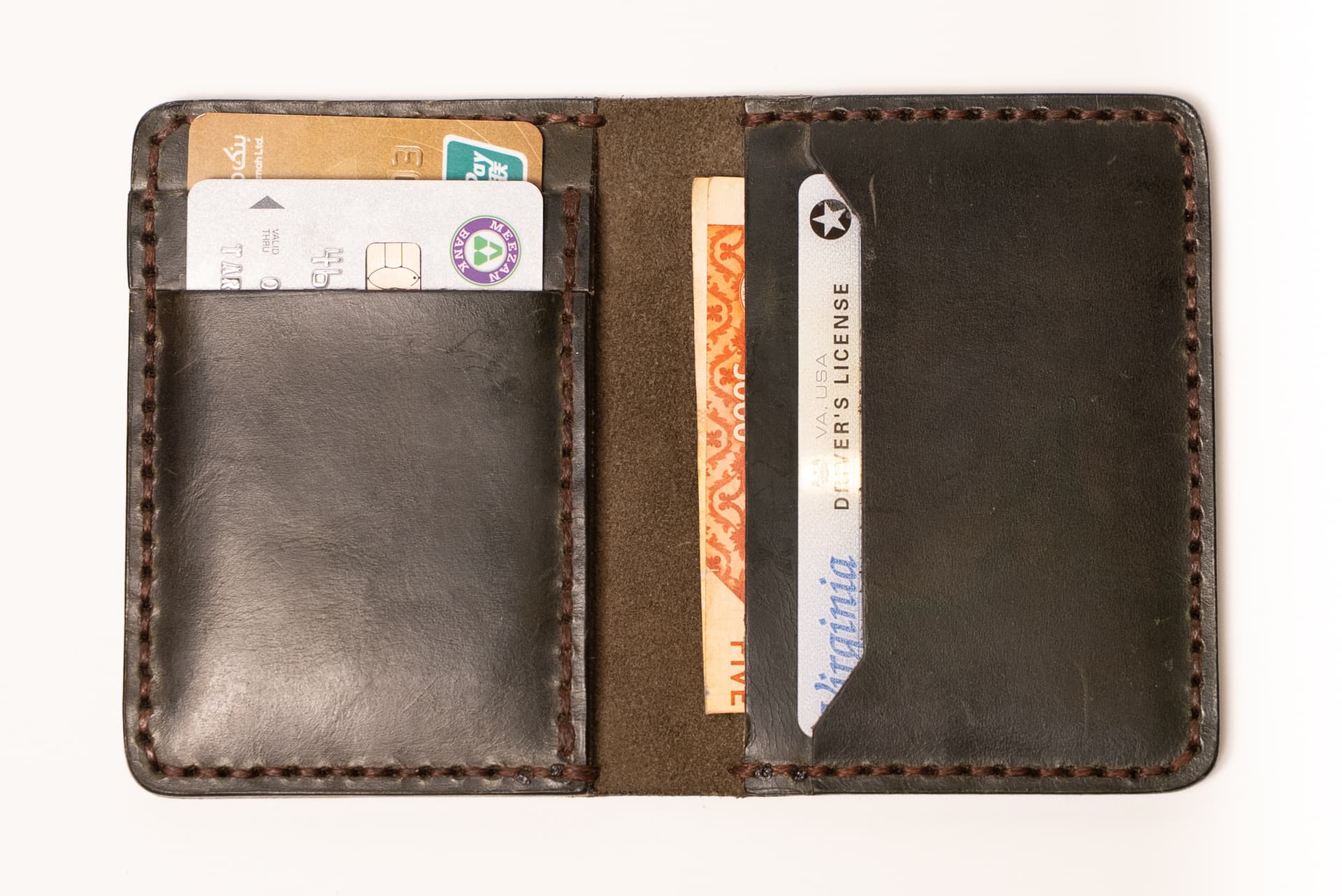 ROYAL Hand Made Card Holder — Green