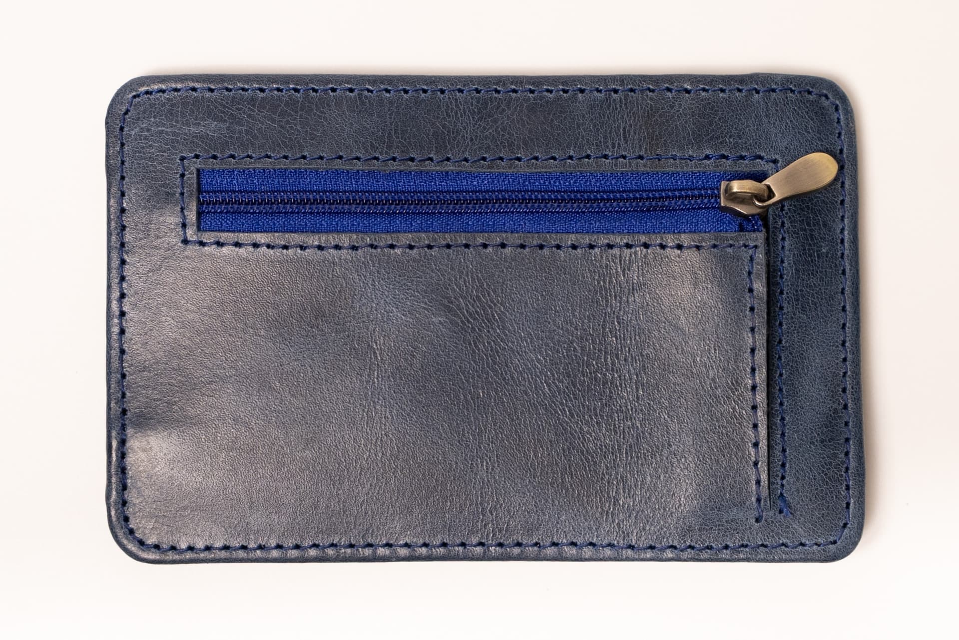 ROYAL Long Flap Card Holder — Blue