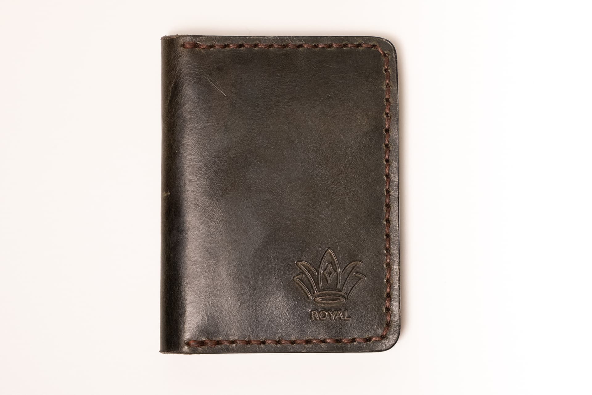 ROYAL Hand Made Card Holder — Green
