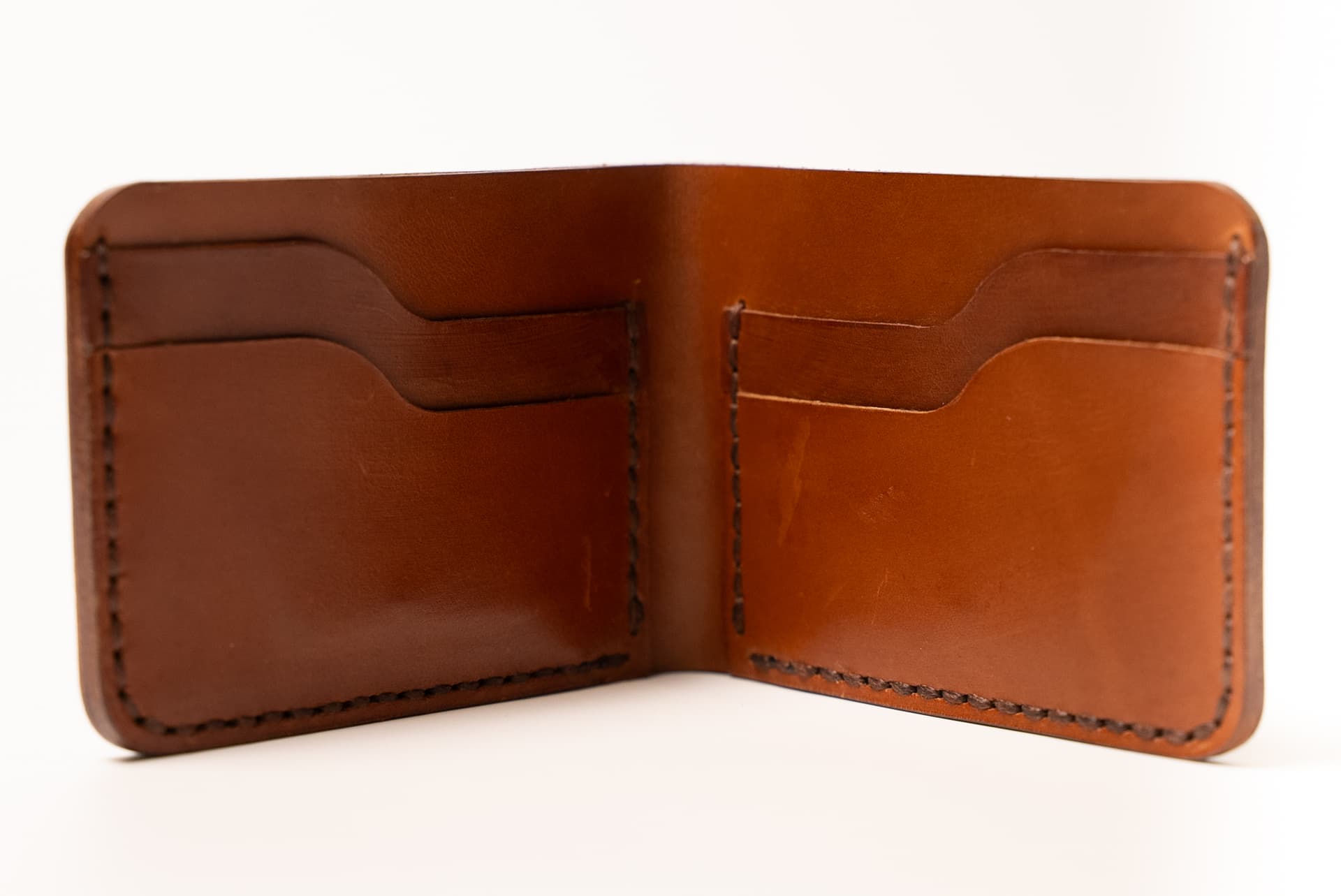 ROYAL Hand Stitch Front Pocket Wallet — Tan