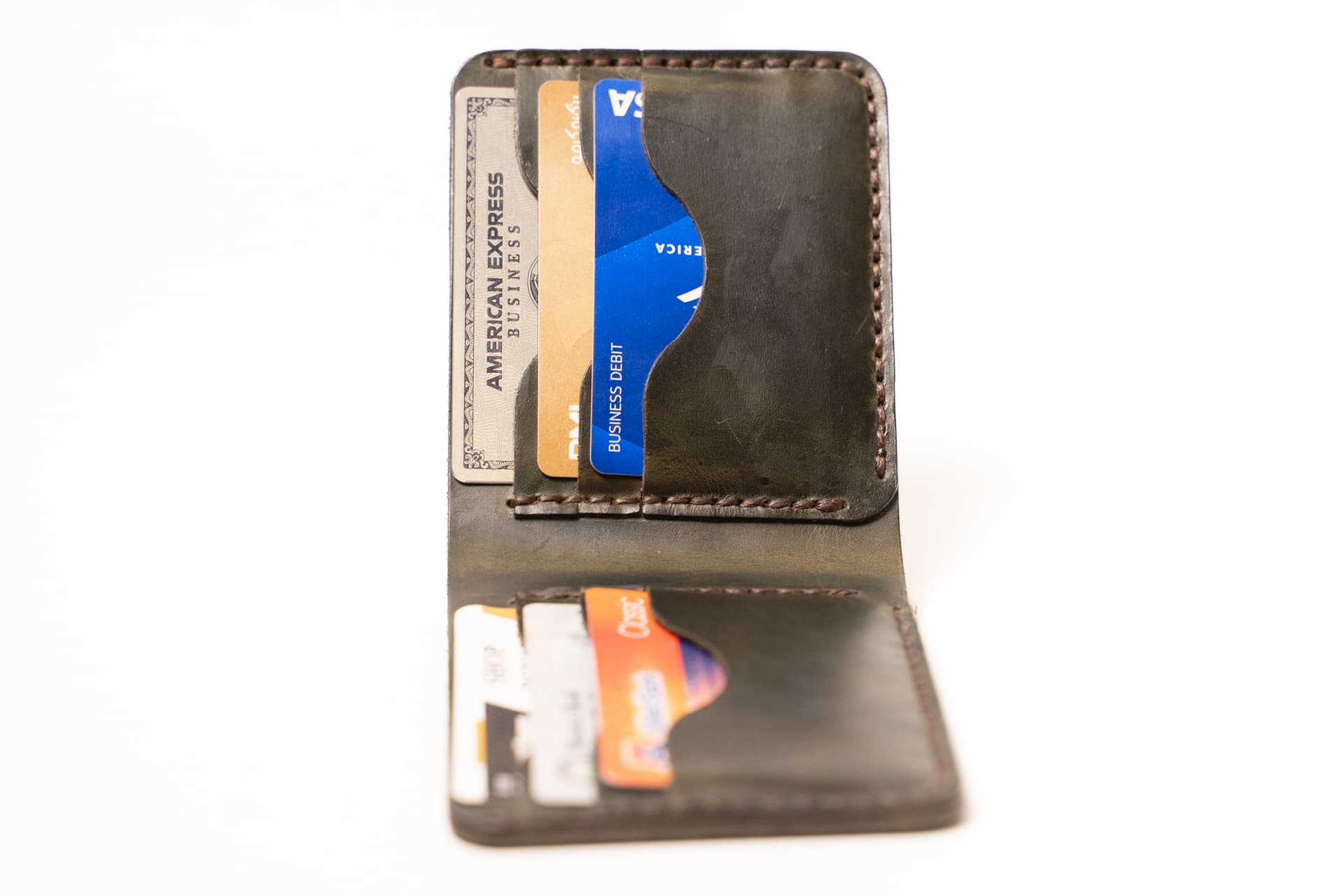 ROYAL Hand Made Regular 3 Pocket Wallet — Green