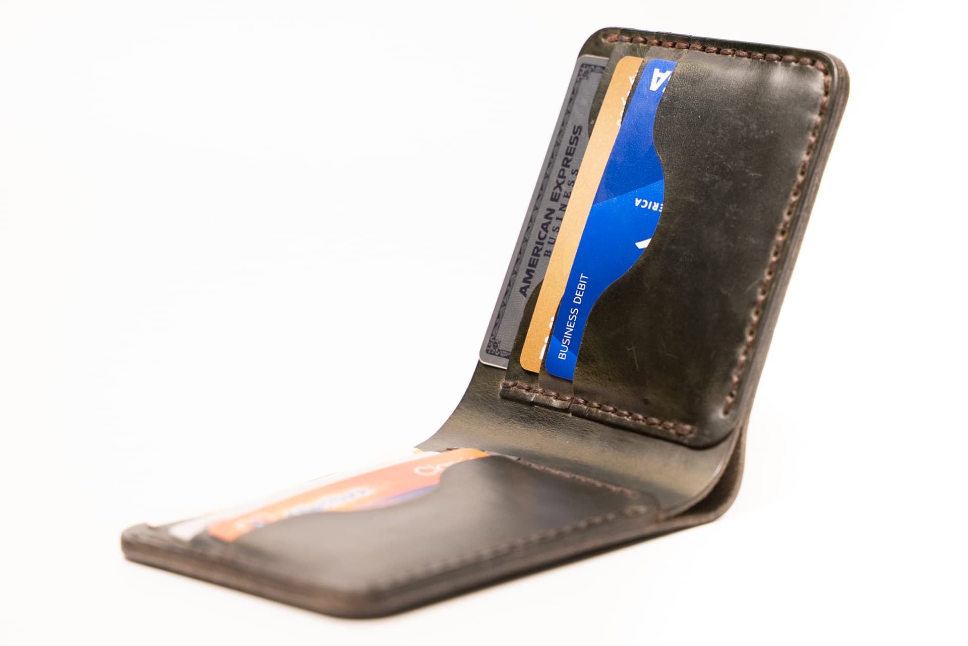 ROYAL Hand Made Regular 3 Pocket Wallet — Green