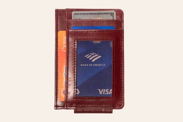 ROYAL Magnet Card Holder — Tan