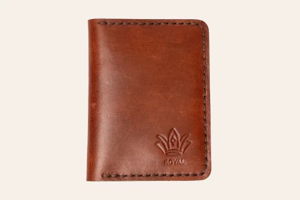 ROYAL Hand Made Card Holder — Green