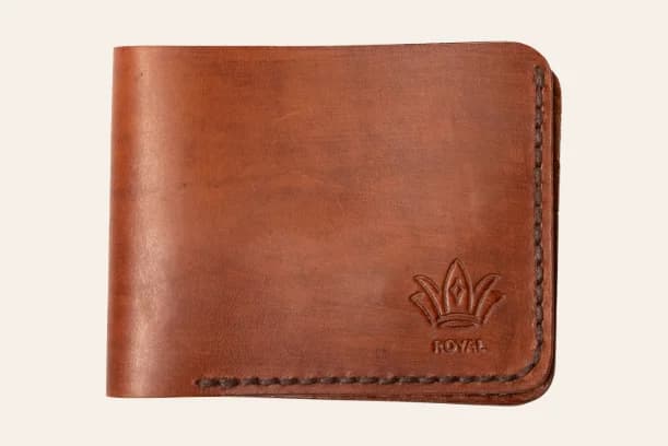 ROYAL Hand Made Regular 3 Pocket Wallet — Black
