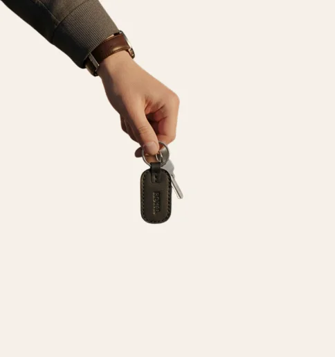 ROYAL Leather Keychain