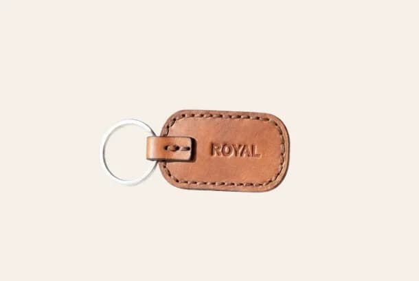 ROYAL Leather Keychain
