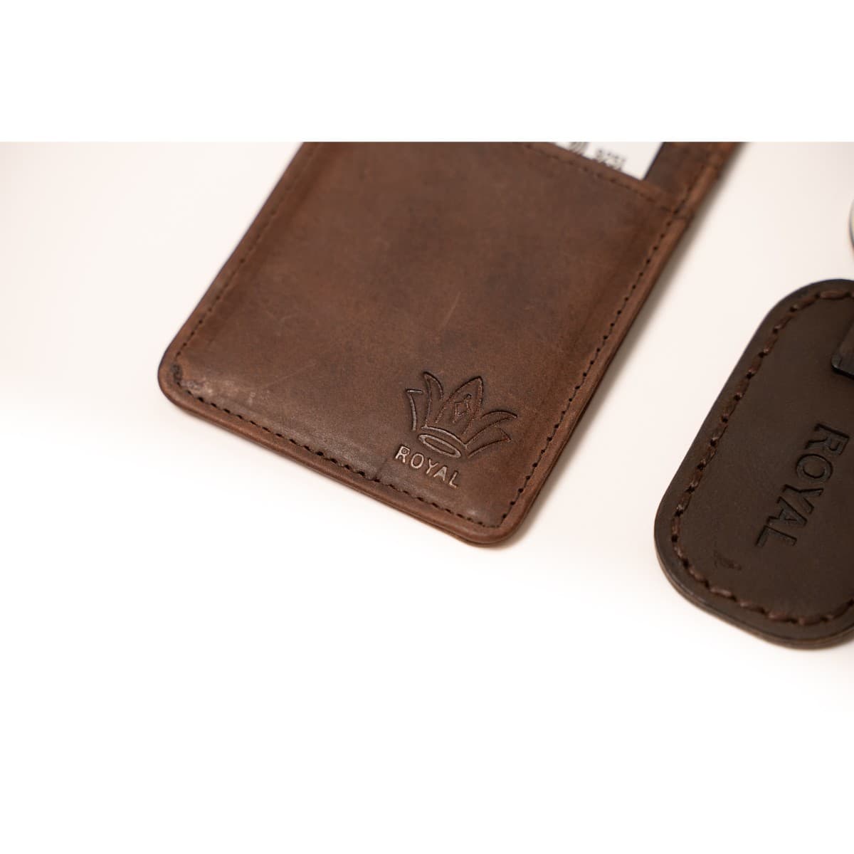 ROYAL Slim Card Holder — Chocolate