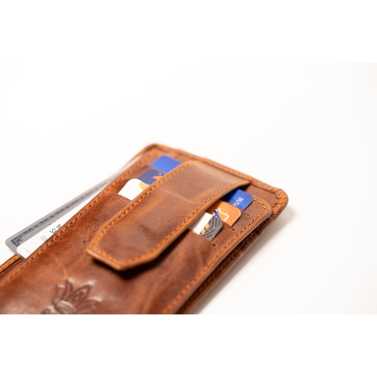 ROYAL Long Flap Card Holder — Tan — lifestyle view