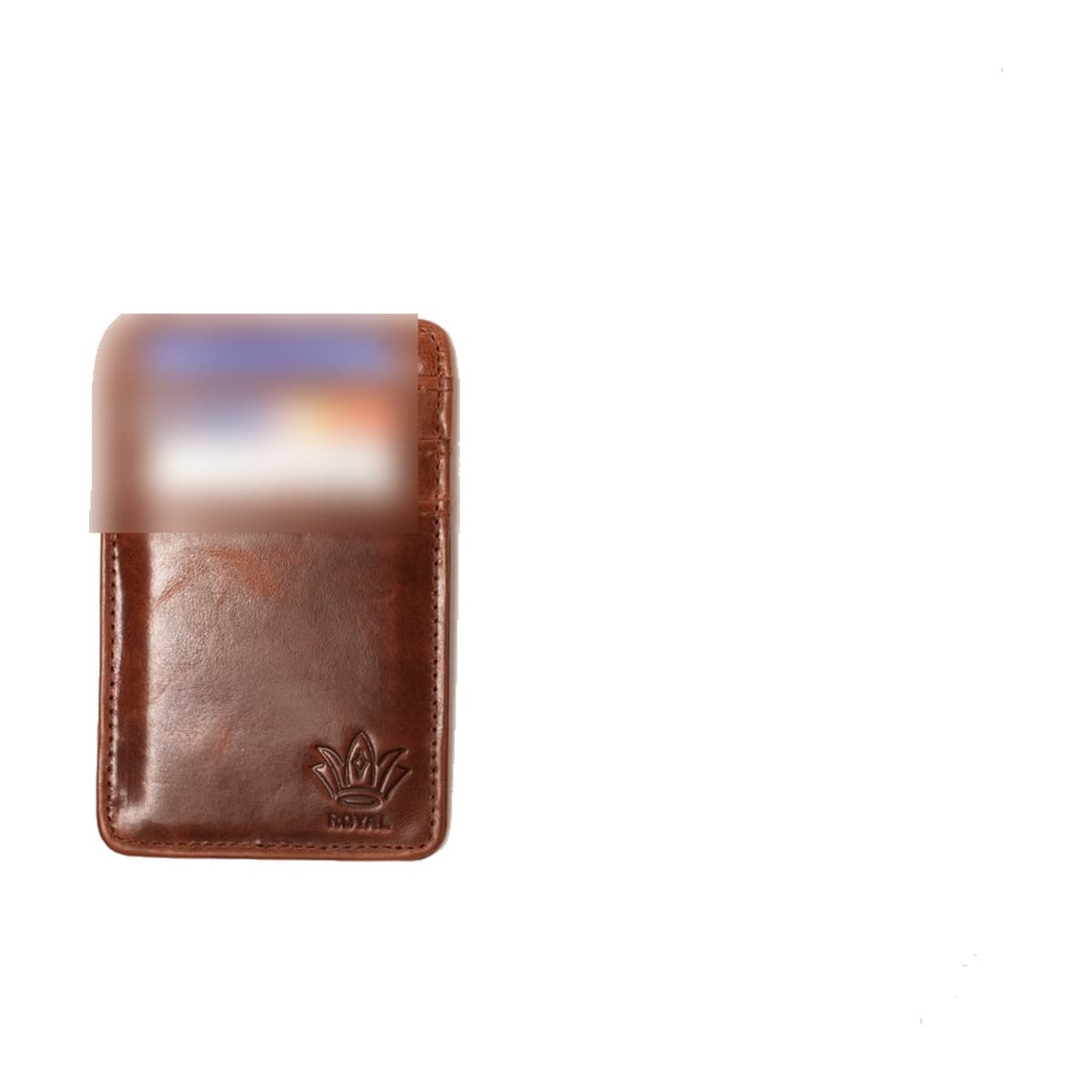 ROYAL Slim Card Holder β Brown