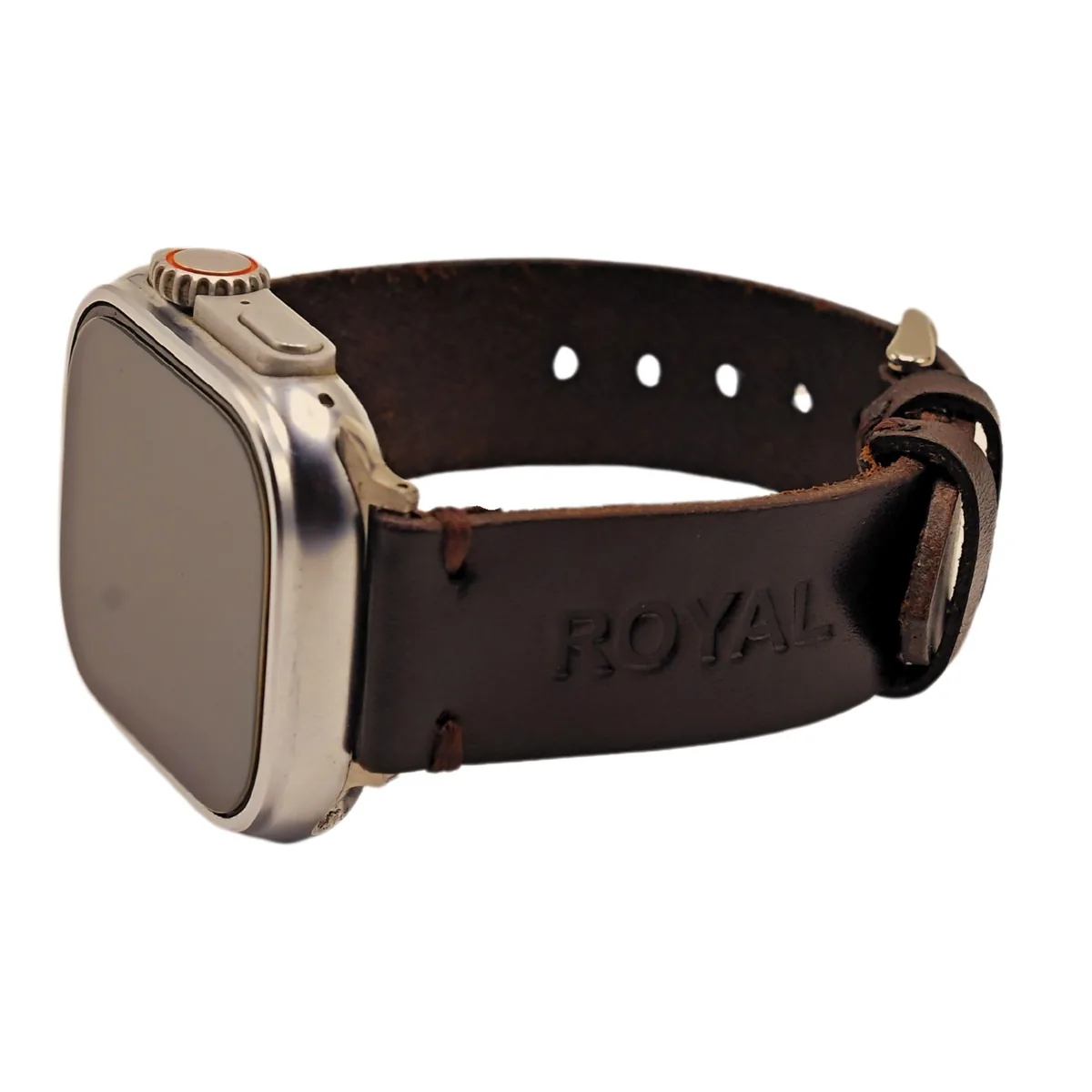 ROYAL Leather Apple Watch Band — Chocolate Brown