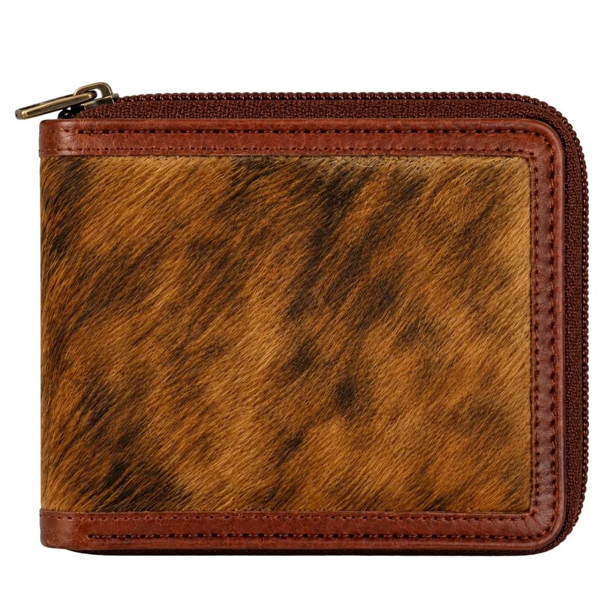 ROYAL Men's Zipper Wallet, Bifold Wallet for Men with 6 Card Slots, 2 Cash Compartments & ID Window, Compact 2-Layer Wallet with Wraparound Zipper