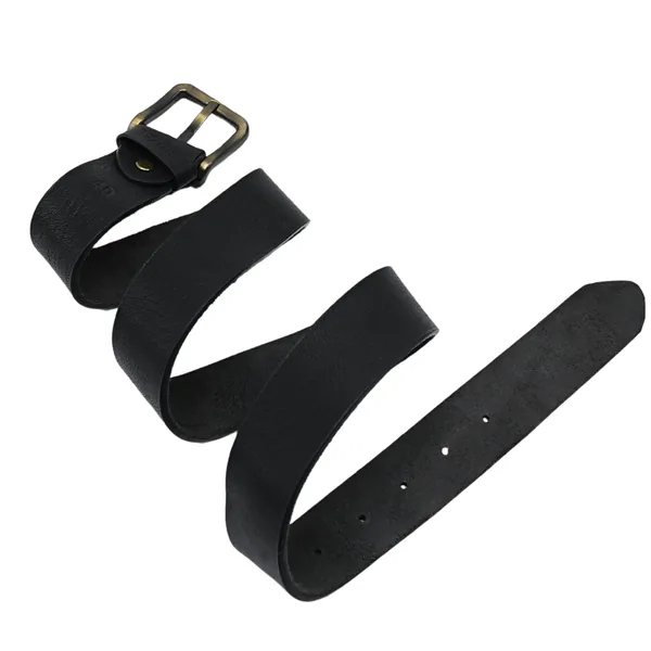 ROYAL Hand Crafted Leather Belts (Black, 38)
