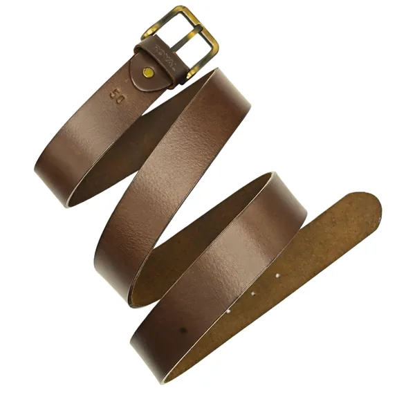 ROYAL Hand Crafted Leather Belts (Choclate Brown, 48)