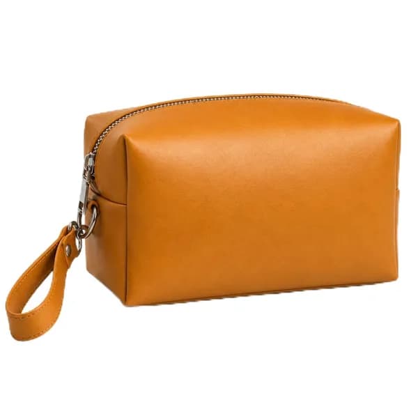 ROYAL Genuine Leather Toiletry Bag for Men and Women, Travel Dopp Kit