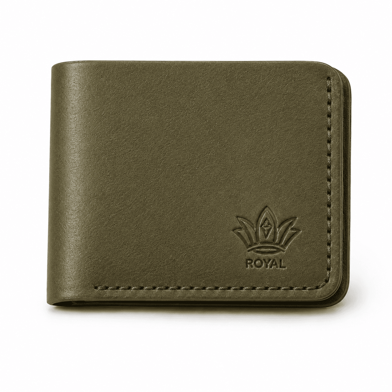 ROYAL Hand Made Regular 3 Pocket Wallet β Green