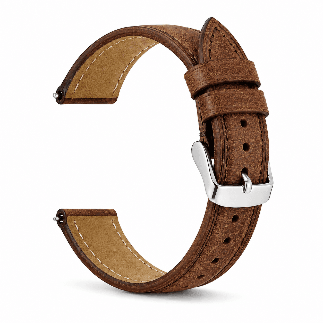 ROYAL Leather Watch Strap β Red Thread