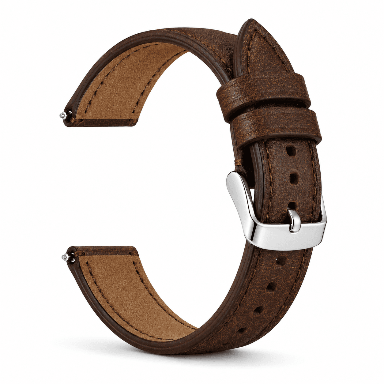 ROYAL Leather Watch Strap β Chocolate Brown