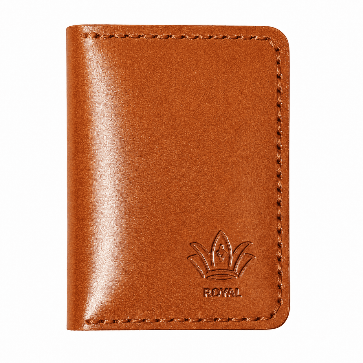 ROYAL Hand Made Card Holder — Tan