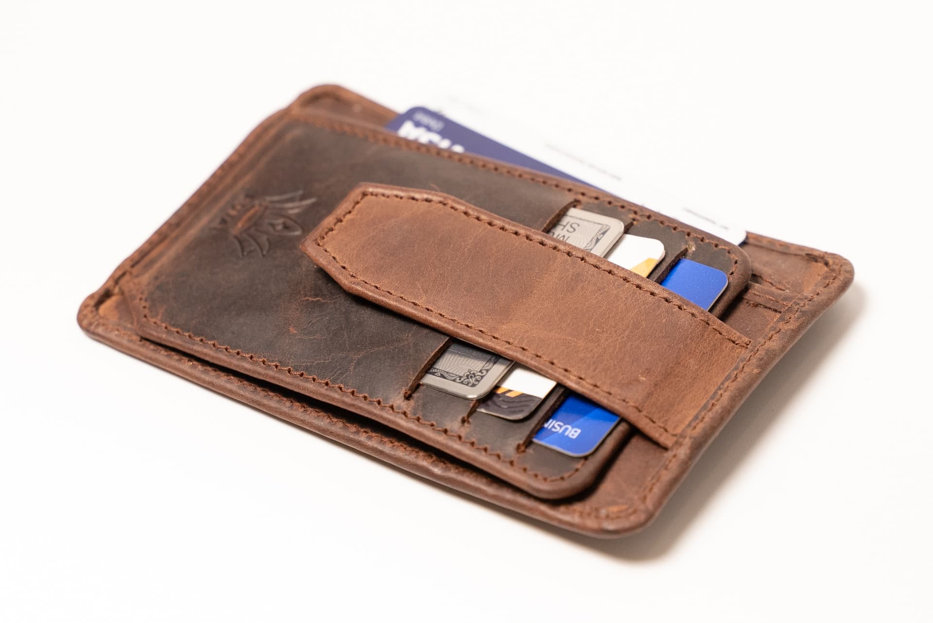 ROYAL Long Flap Card Holder — Chocolate