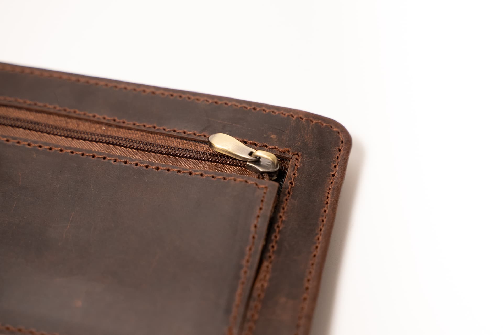 ROYAL Long Flap Card Holder — Chocolate