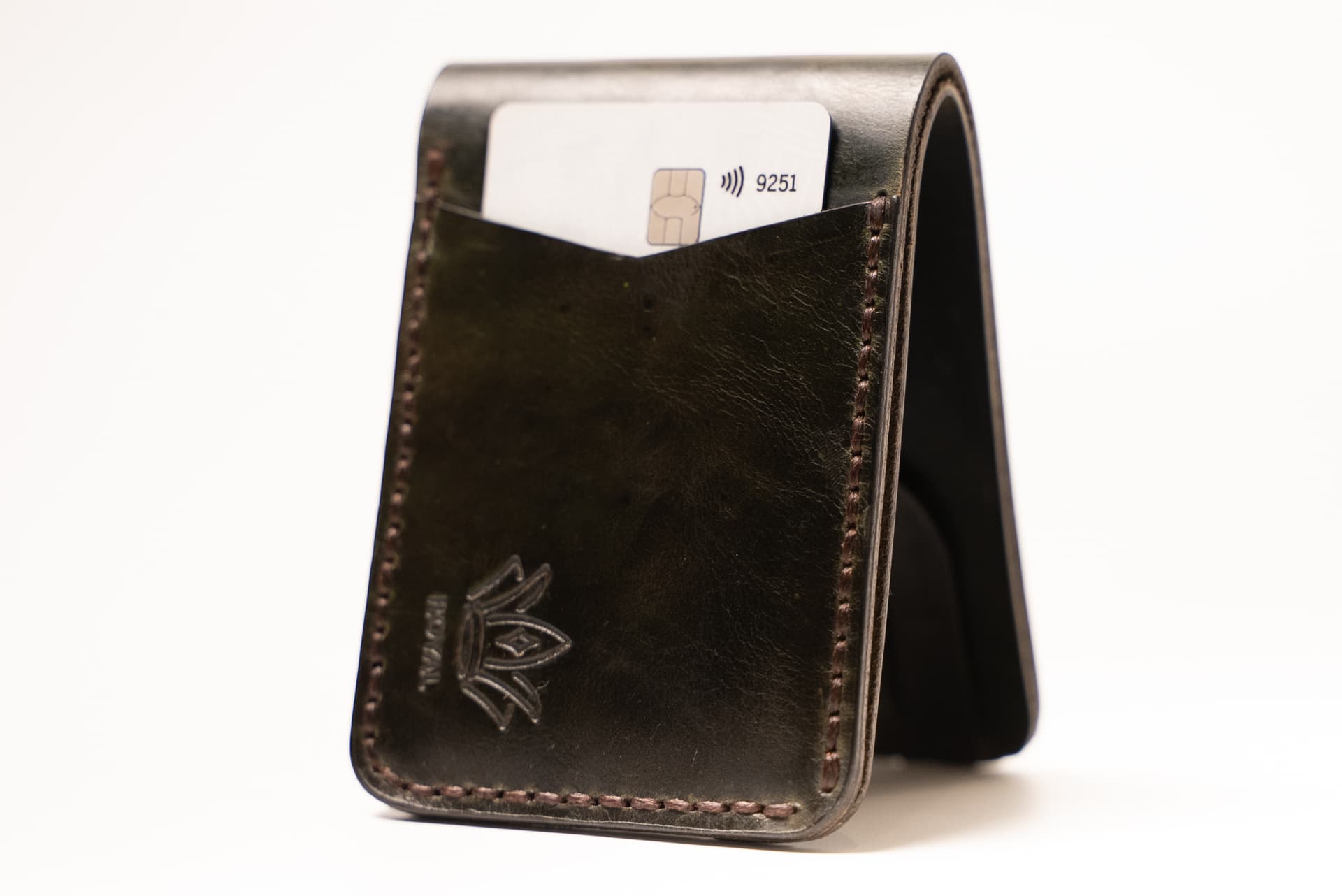 ROYAL Hand Stitch Front Pocket Wallet — Green