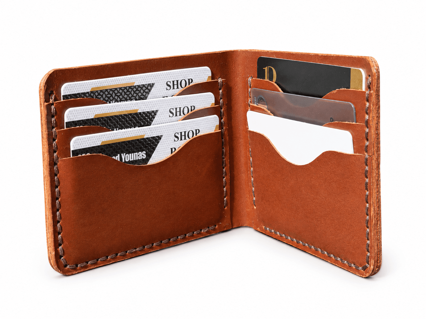ROYAL 3-Pocket Bifold Wallet — Tan