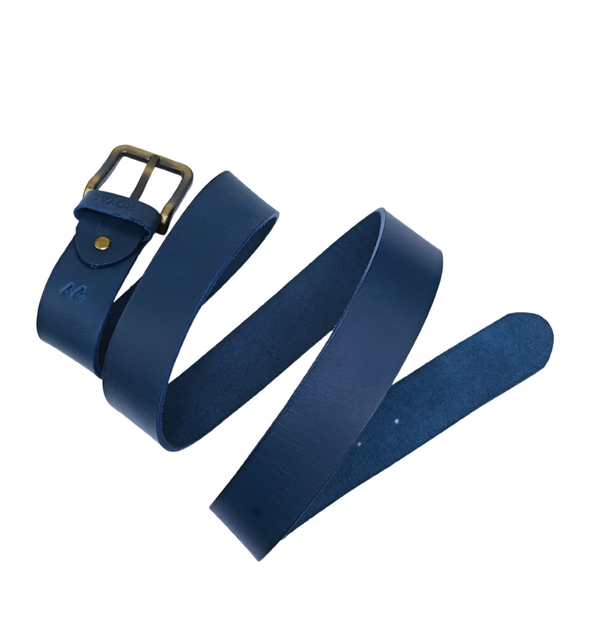 ROYAL Hand Crafted Leather Belts (Blue)