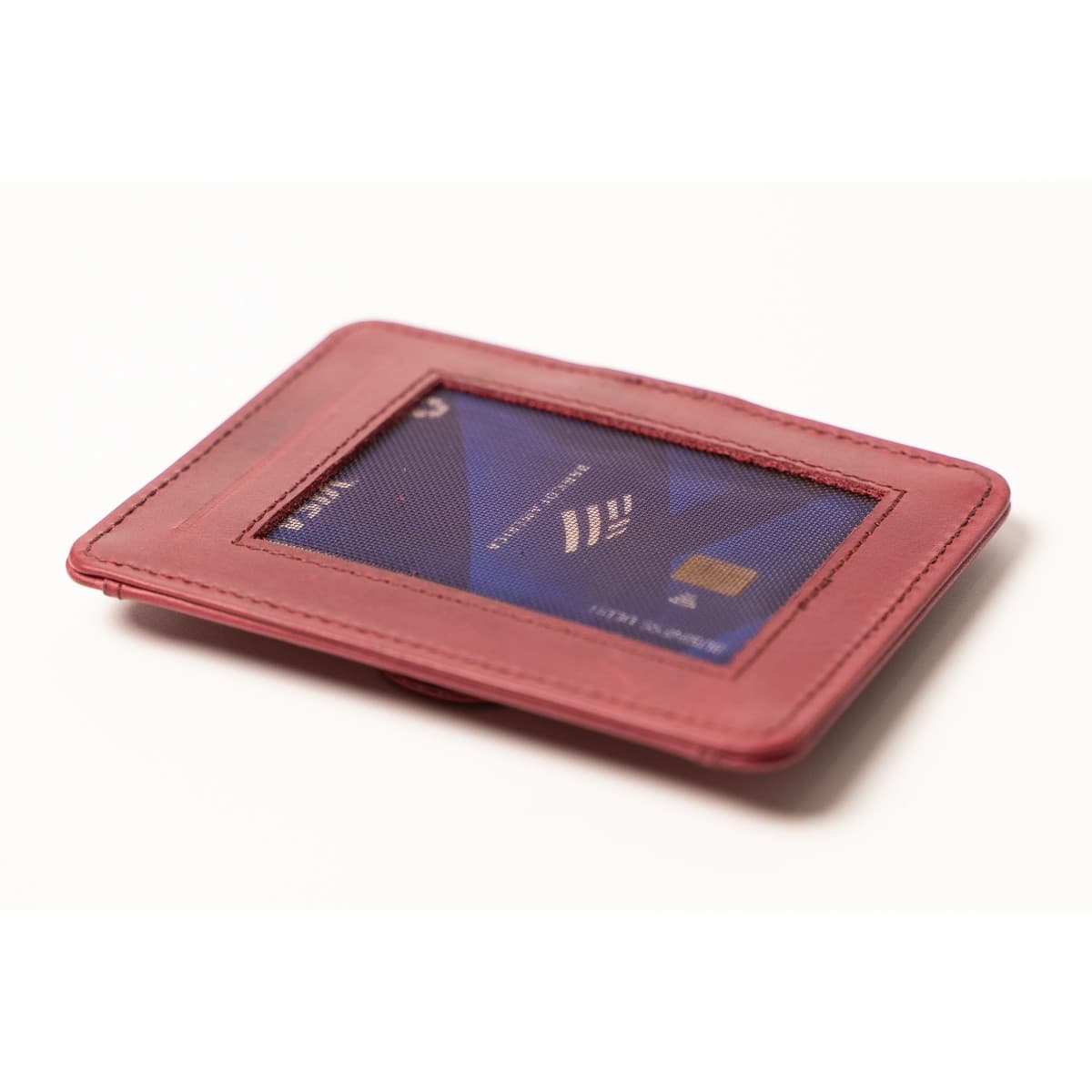 ROYAL Short Flap Card Holder — Burgundy