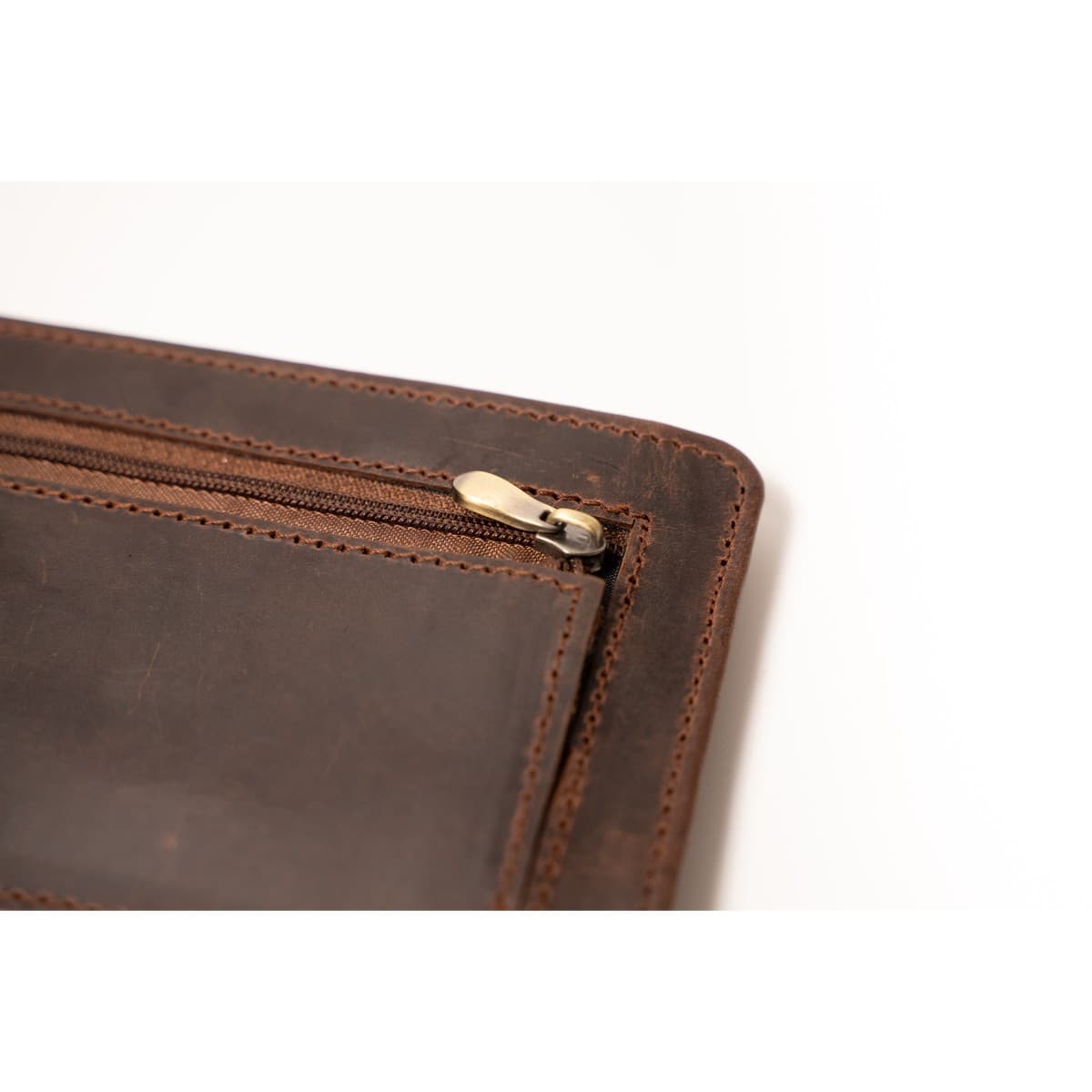 ROYAL Long Flap Card Holder — Chocolate