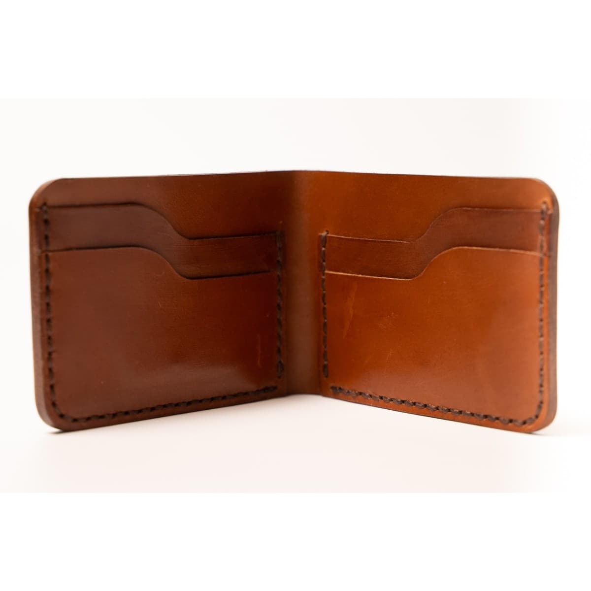 ROYAL Hand Stitch Front Pocket Wallet — Tan