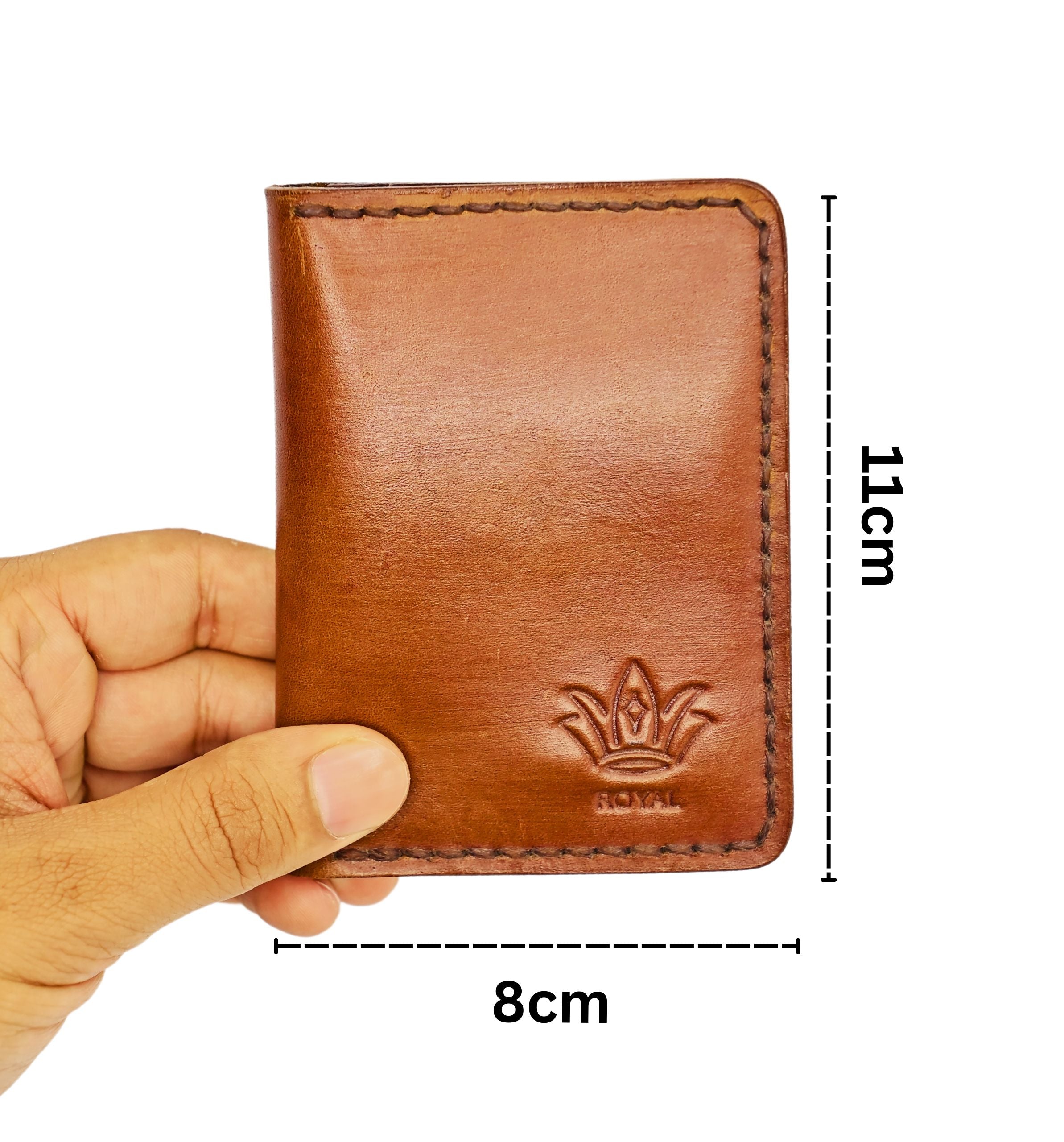 Leather tan Card holder