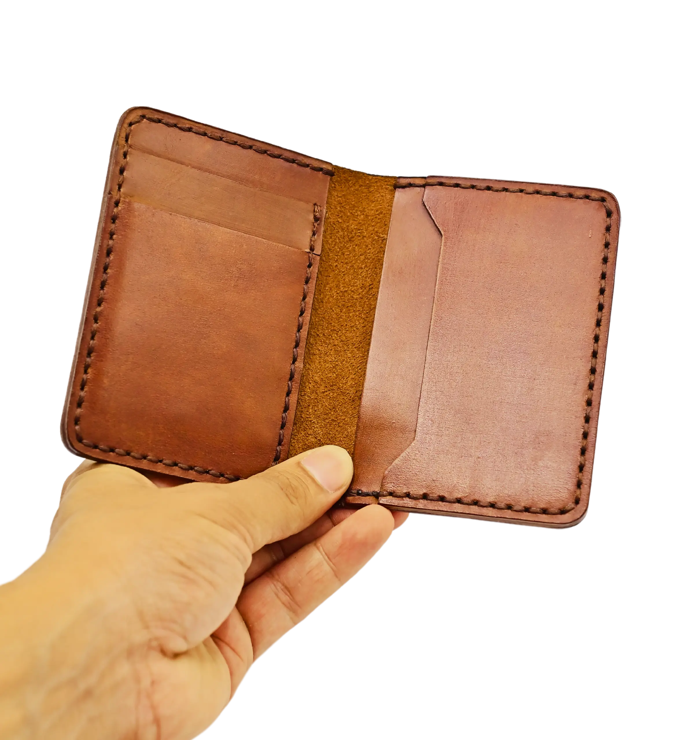 Leather tan Card holder