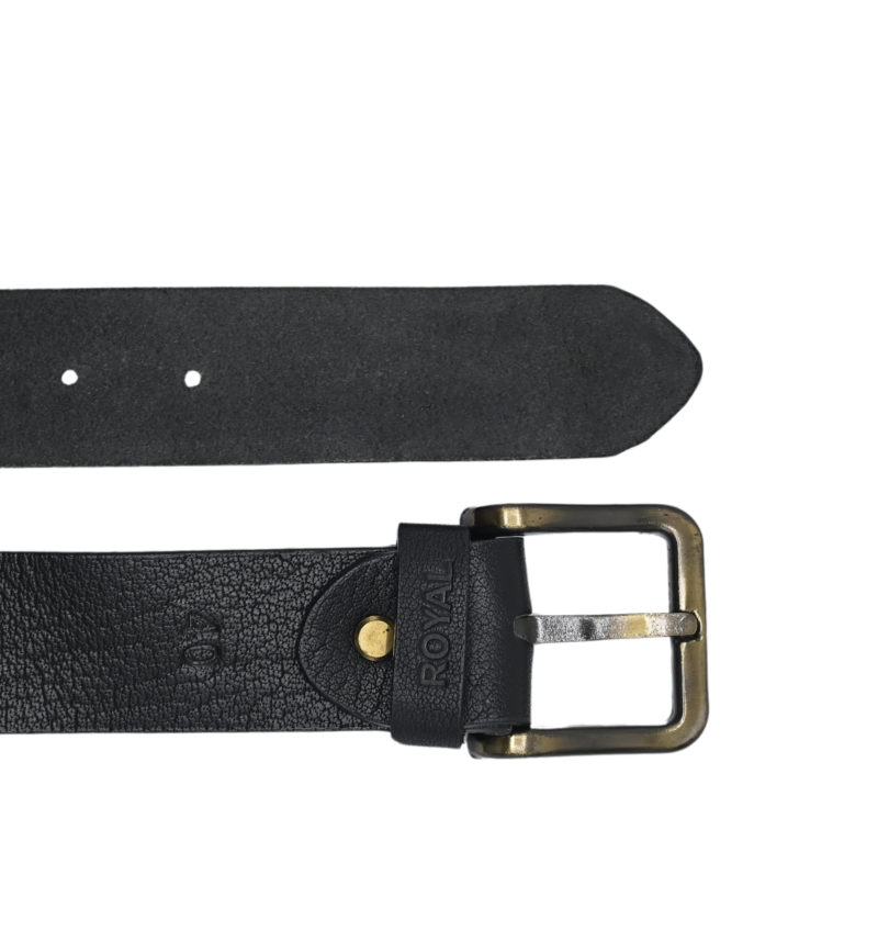 Hand Crafted Traditional Leather Black Belt